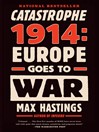 Cover image for Catastrophe 1914